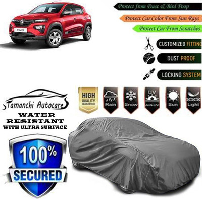 Tamanchi Autocare Car Cover For Renault Kwid 1.0 RXL 02 Anniversary Edition(Grey)