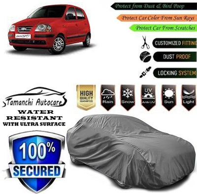 Tamanchi Autocare Car Cover For Hyundai Santro Xing(Grey)