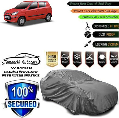 Tamanchi Autocare Car Cover For Maruti Suzuki Alto 800 VXI Plus Petrol(Grey)