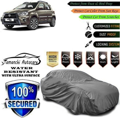 Tamanchi Autocare Car Cover For Toyota Etios Cross 1.4L VD Diesel(Grey)