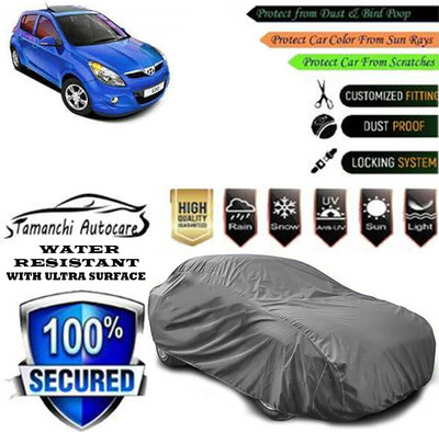 Tamanchi Autocare Car Cover For Hyundai i20 Asta(O) with sunroof(Grey)