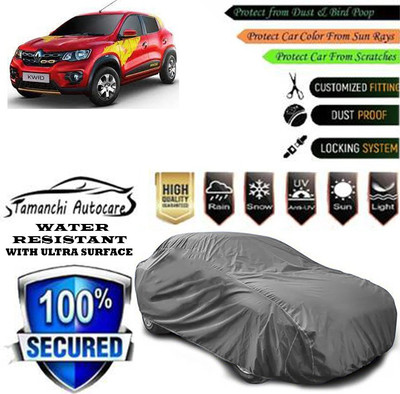Tamanchi Autocare Car Cover For Renault Kwid IRON MAN 1.0 AMT(Grey)