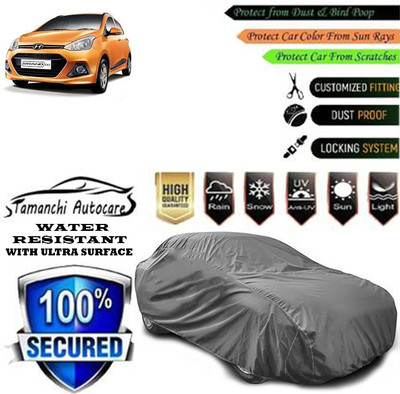 Tamanchi Autocare Car Cover For Hyundai Grand i10 Magna CNG(Grey)