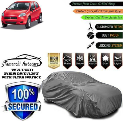 Tamanchi Autocare Car Cover For Fiat Punto Pure 1.2L FIRE(Grey)