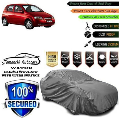 Tamanchi Autocare Car Cover For Chevrolet Aveo Uva 1.2 LS(Grey)