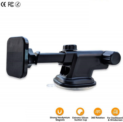 Wifton Car Mobile Holder for Windshield, Dashboard(Black)