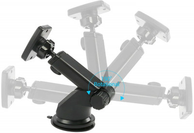 Wifton Car Mobile Holder for Windshield, Dashboard(Black)