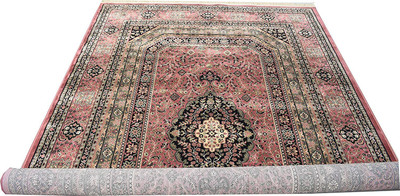 R CARPETS Multicolor Silk Carpet(5 ft,  X 7 ft, Rectangle)