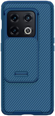 Nillkin Back Cover for OnePlus 10 Pro, CamShield Pro Back Case(Blue, Camera Bump Protector, Pack of: 1)