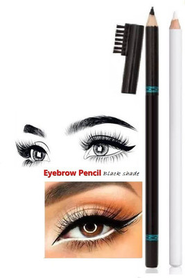 YAWI WHITE EYE , LIP MULTI PURPOSE USE PENCIL WITH WATER PROOF EYE BROW PENCIL(2 Items in the set)