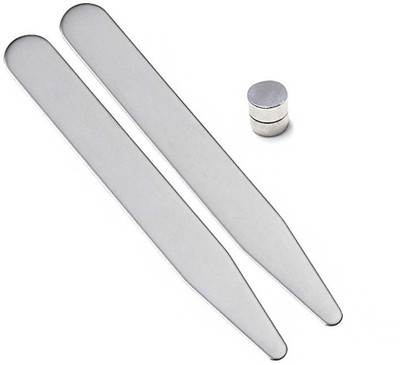YELLOW CHIMES Stainless Steel Cufflink(Silver)