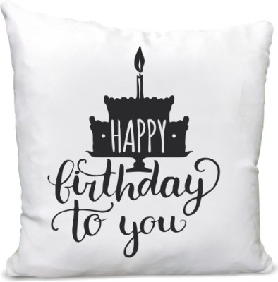 GRAPHIGIFT Polyester Cushions Cover(9 cm*30 cm, White, Black)