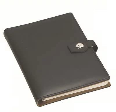 SMKT Stylish Note Book | Use full for Home/Office Meetings (Black) A5 Notebook Rulled 200 Pages(Black)