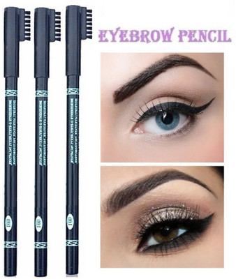 LILLYAMOR Professional Water Proof & Long Lasting Eyebrow Pencil(Black)