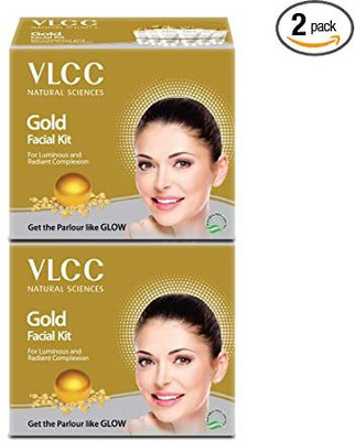 VLCC GOLD FACIAL KIT (60 GM X Pack of2)(120 g)