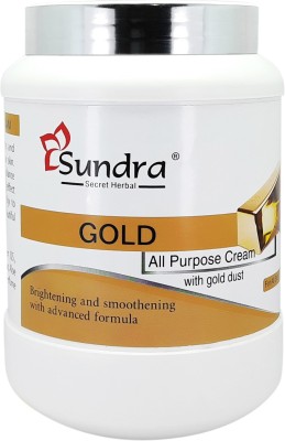 Sundra Secret Herbal Gold All Purpose Massage Cream with Gold Dust(850 ml)