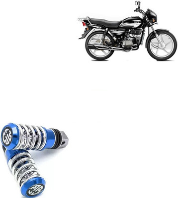 SEMAPHORE Spring Coiled Bike Foot Rest For TVS Victor Foot Rest(Blue)