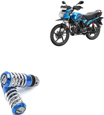 SEMAPHORE Spring Coiled Bike Foot Rest For Yamaha Ray Z Foot Rest(Blue)