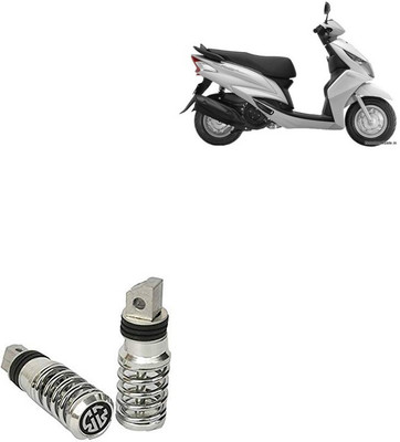 SEMAPHORE Spring Style Silver Metal Motorcycle Footrest For Yamaha Ray Foot Rest(Silver)