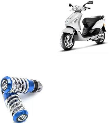 SEMAPHORE Spring Coiled Bike Foot Rest For Bajaj CT 100 Foot Rest(Blue)