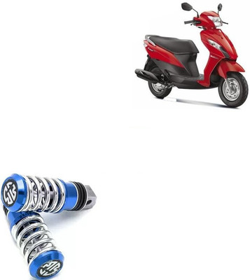 SEMAPHORE Spring Coiled Bike Foot Rest For Honda Aviator Foot Rest(Blue)