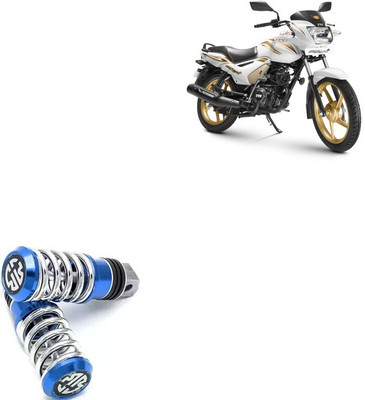 SEMAPHORE Spring Coiled Bike Foot Rest For Bajaj Pulsar 150 Foot Rest(Blue)