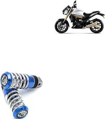 SEMAPHORE Spring Coiled Bike Foot Rest For TVS Star City Foot Rest(Blue)