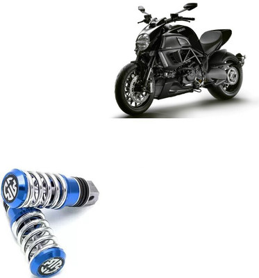 SEMAPHORE Spring Coiled Bike Foot Rest For Bajaj Pulsar RS 200 Foot Rest(Blue)