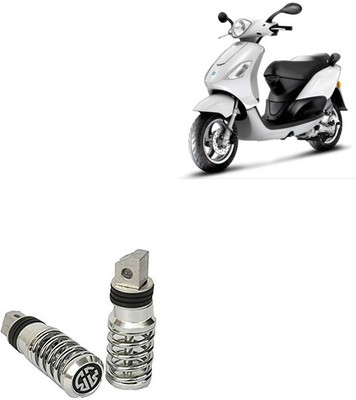 SEMAPHORE Spring Style Silver Metal Motorcycle Footrest For Honda Activa i Foot Rest(Silver)