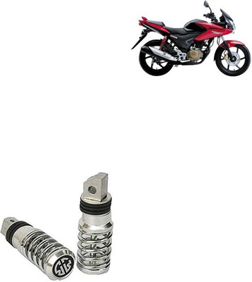 SEMAPHORE Spring Style Silver Metal Motorcycle Footrest For Honda CBF Stunner Foot Rest(Silver)