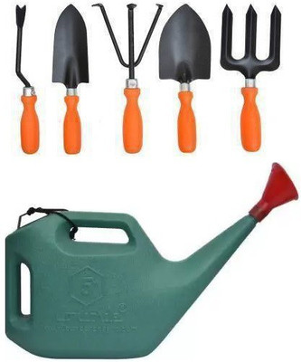Ravel Garden tool kit -5 LTR Watering can with Gardening tool set Garden Tool Kit(6 Tools)