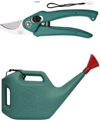 Green India Gardening Tools home garden 5ltr watering can with flower cutter Garden Tool Kit Garden Tool Kit(2 Tools)