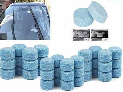 Newvent 10 Pcs Car Glass Tablets Auto Windshield Cleaner(10 x 1 ml)