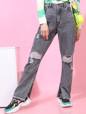 Tokyo Talkies Regular Women Grey Jeans