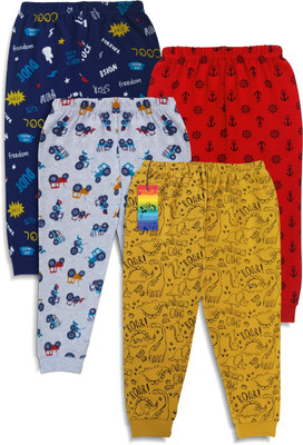 x2o Track Pant For Boys(Yellow, Pack of 4)