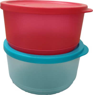 TUPPERWARE Tw round stax 500ml 2 Containers Lunch Box(500 ml)