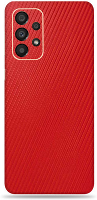 SkinoMania Samsng Glx A33(5G) Mobile Skin(Red Carbon Fiber)