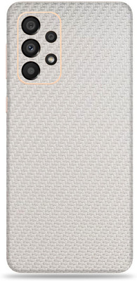 SkinoMania Samsng Glx A33(5G) Mobile Skin(White Carbon Fiber)
