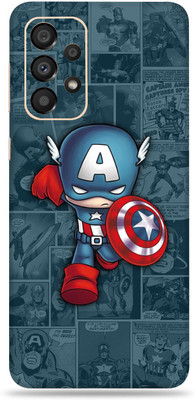 SkinoMania Samsng Glx A33(5G) Mobile Skin(Multicolor Captain Art)