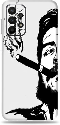 SkinoMania Samsung Galaxy A23(5G) Mobile Skin(B&W Smoker-Art)