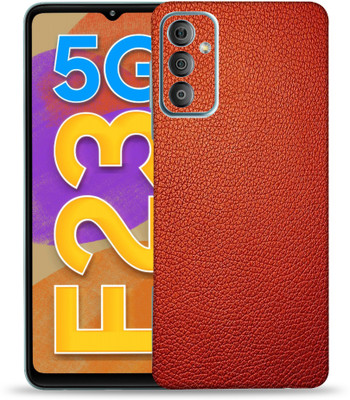 OggyBaba Samsung Galaxy F23 5g, Leather Red Mobile Skin(Red)