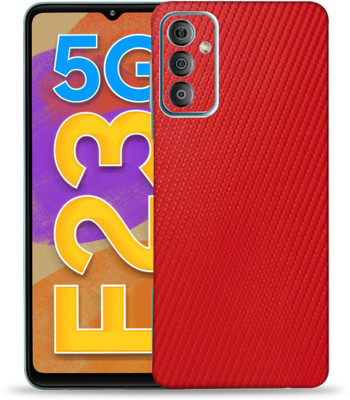 OggyBaba Samsung Galaxy F23 5g, Carbon Fiber Red Mobile Skin(Red)