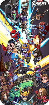 BugguSkin Realme C3, REALME C3 Mobile Skin(Ultra Super Avengers Team Skin With High Mattte Finish.)