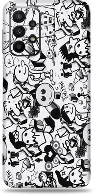 SkinoMania Samsung Galaxy A23(5G) Mobile Skin(B&W Doodle)