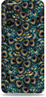 SkinoMania Samsung Galaxy A23(5G) Mobile Skin(Multicolor Peacock-Feather)