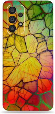 SkinoMania Samsng Glx A33(5G) Mobile Skin(Multicolor Abstract)