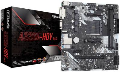 ASRock A320M-HDV Motherboard