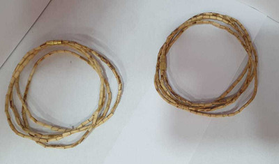 NANDAN SHREE JI Tulsi Mala/Tulasi Kanthi Mala Holy Basil Wooden Chain Wood Chain