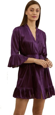 LEDELAV Women Robe(Purple)