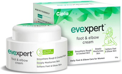 Cipla Evexpert Foot and Elbow Cream with Goodness of Turmeric and Menthol(50 g, Set of 1)